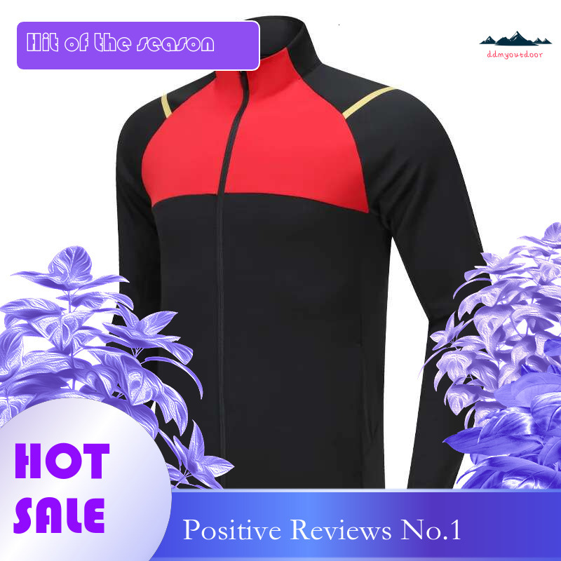 Ddmytiger China Domestic Men Sweatshirt Running Training Patchwork Zipper Pocket Outdoor Casual Fashion Coat Gym Jogging Breathable Quick Drying Jacke