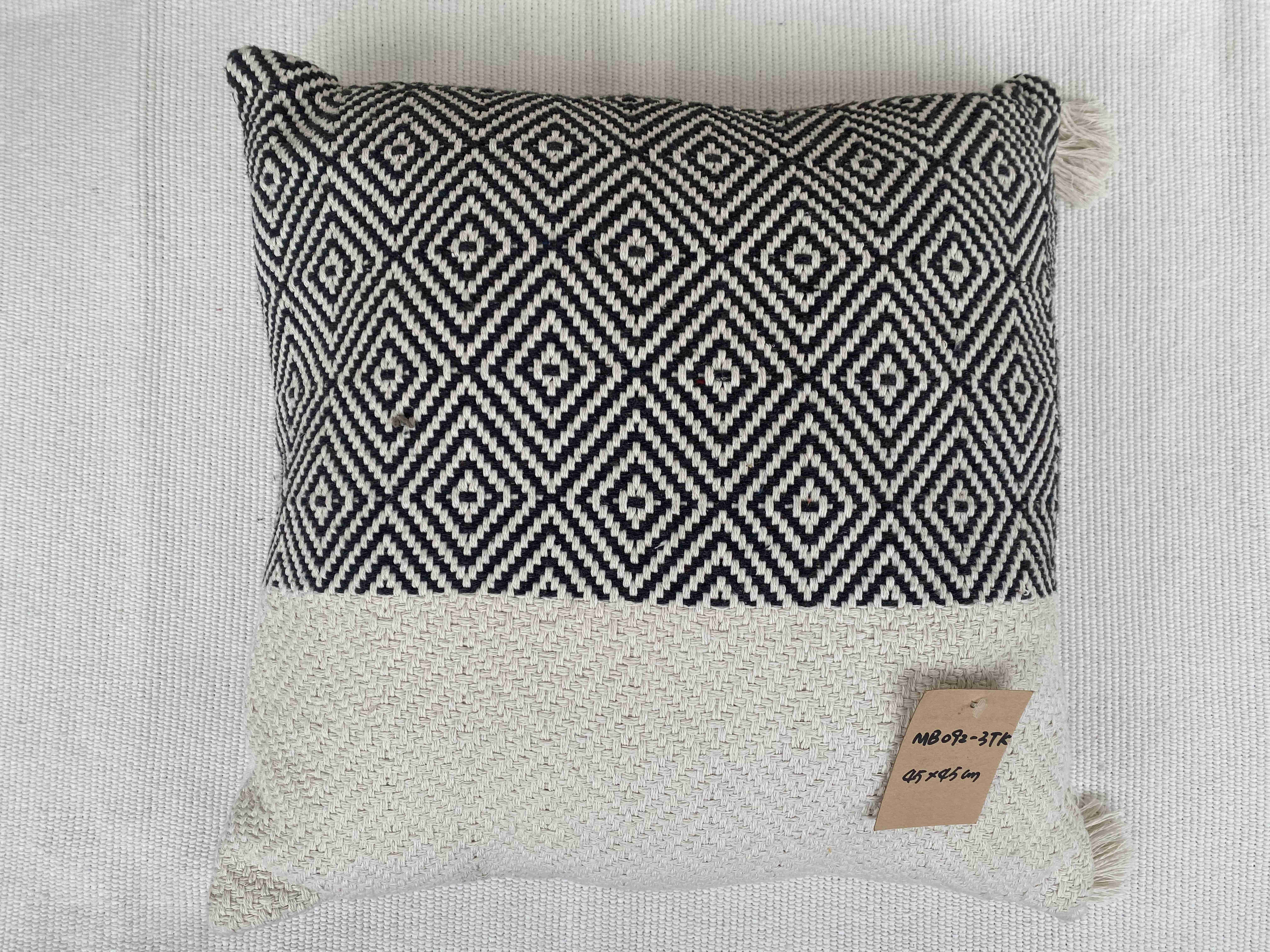 Versatile Chic Fabric Cushions for Living Rooms - Durable Natural Texture Finishes