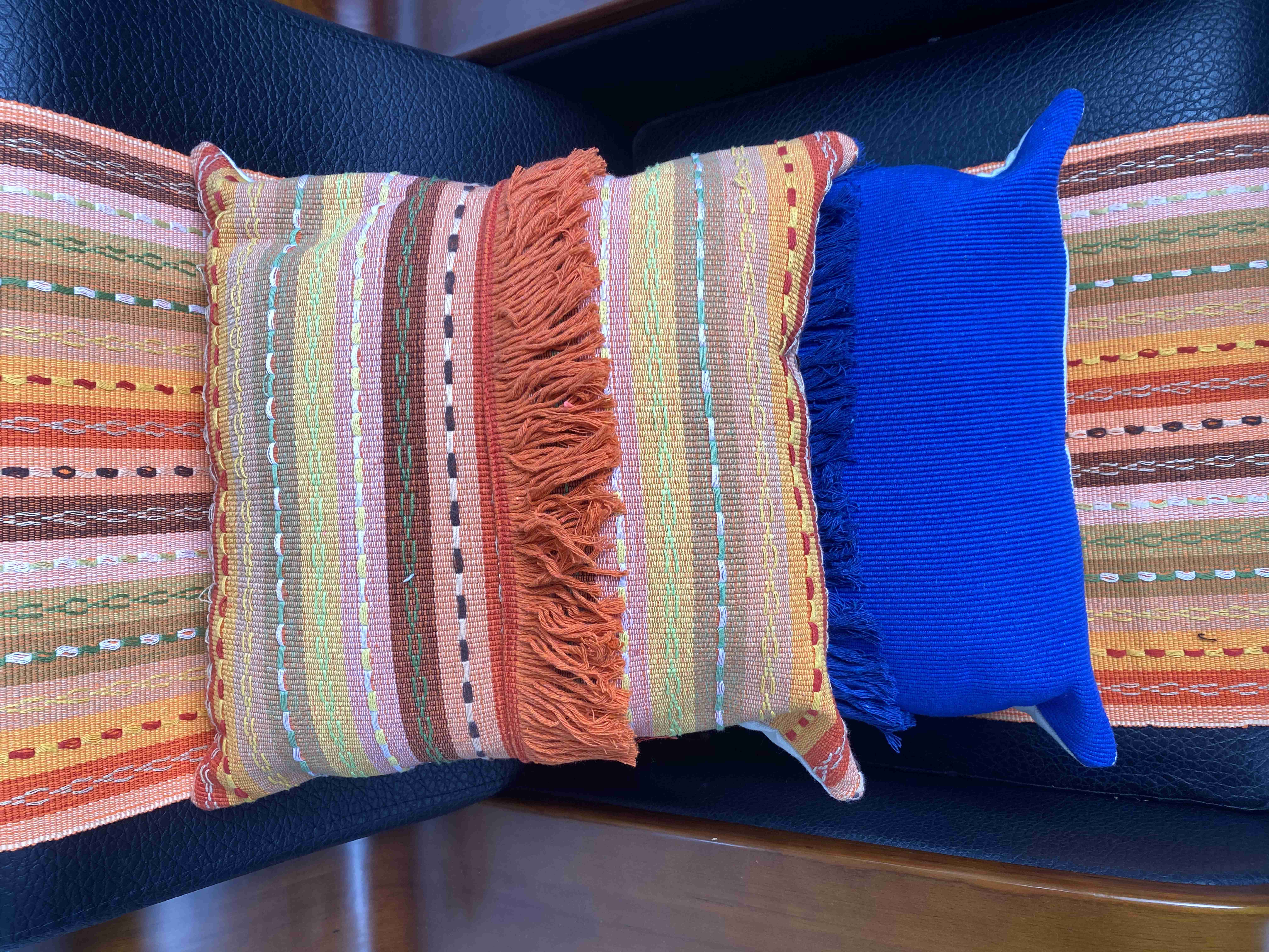 Chic Living Room Enhancement with Versatile Fabric Cushions Featuring Natural Textured Finish