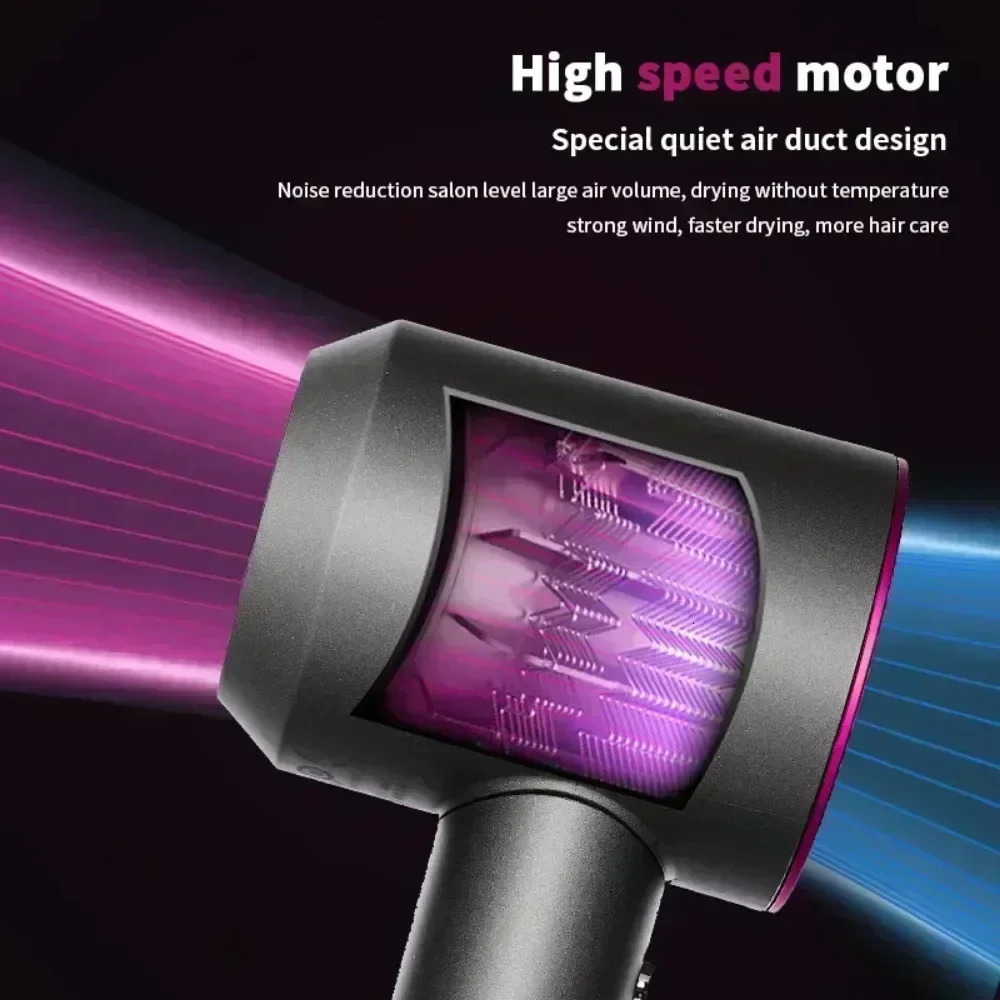 Ionic Hair Dryer with and Cold Air Functionality Lightweight 5 in 1 Professional Styling Tool for Easy Blowouts 250114