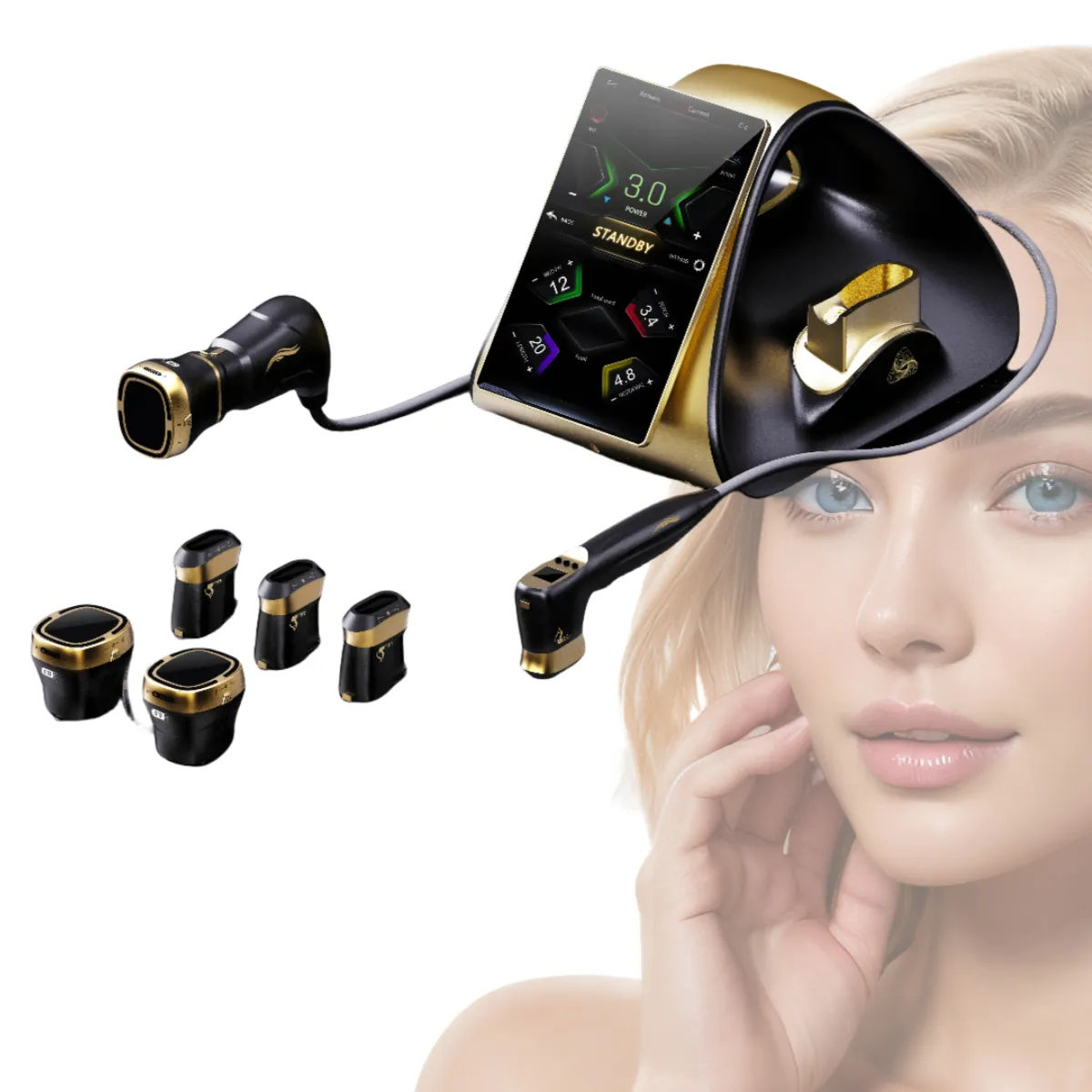 Professional 2 In 1 22D Hifu RF Wrinkle Removal Body Slimming Face Hifu Skin Firming Tightening Beauty Machine for Beauty Salon