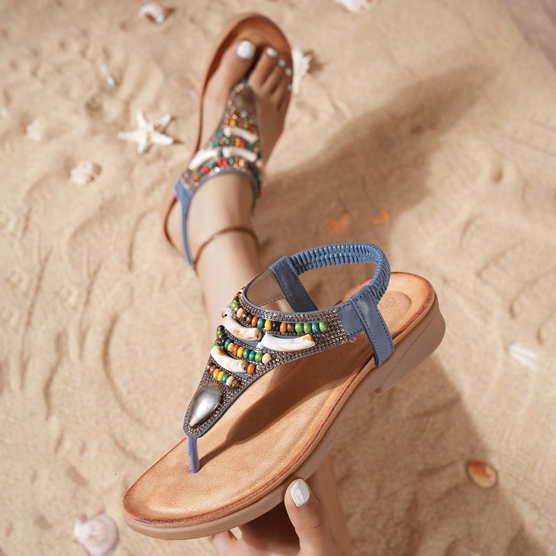 Women's Stylish Flat-Bottom Rhie Comfortable Sandals