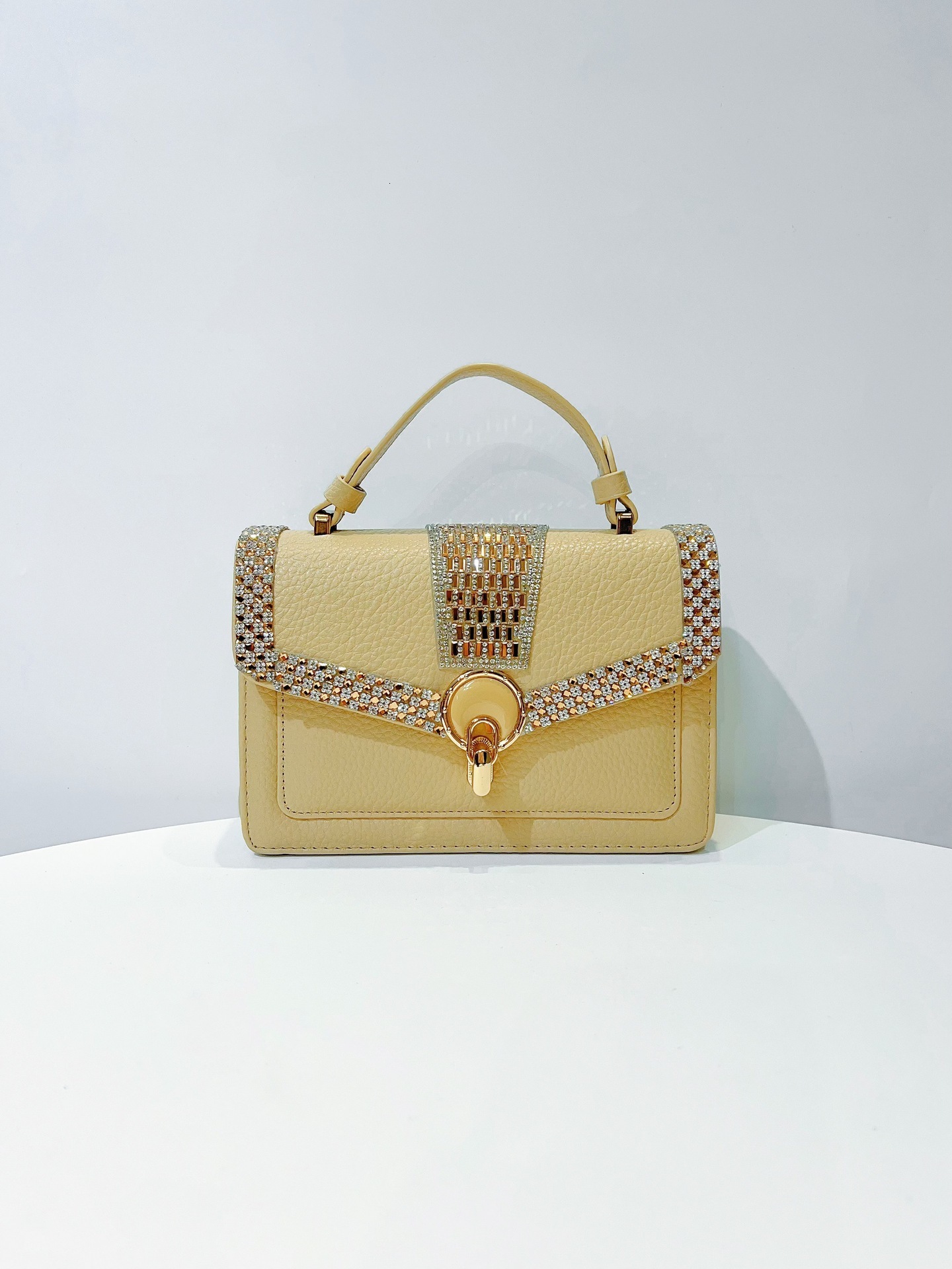 New Designer Diamond Studded Multifunctional Bag Trendy High-end Single Shoulder Crossbody Bag Large Capacity Handbag Banquet Bag Square Bag