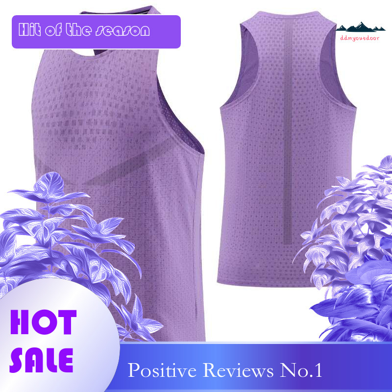 Ddmyoutdoor China Domestic Men Gym Vest Quick Drying Mesh Breathable Summer Cool Beach Travel Undershirt Basketball Training Fashion Running Tanks