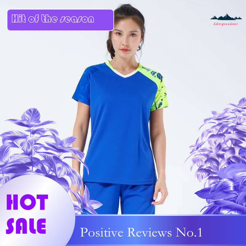 Ddmyoutdoor China Domestic Women Tennis Shirt Badminton Sets Table Jerseys Gym Polyester Sportswear Shorts Suits Golf Running Traning Sportsuits