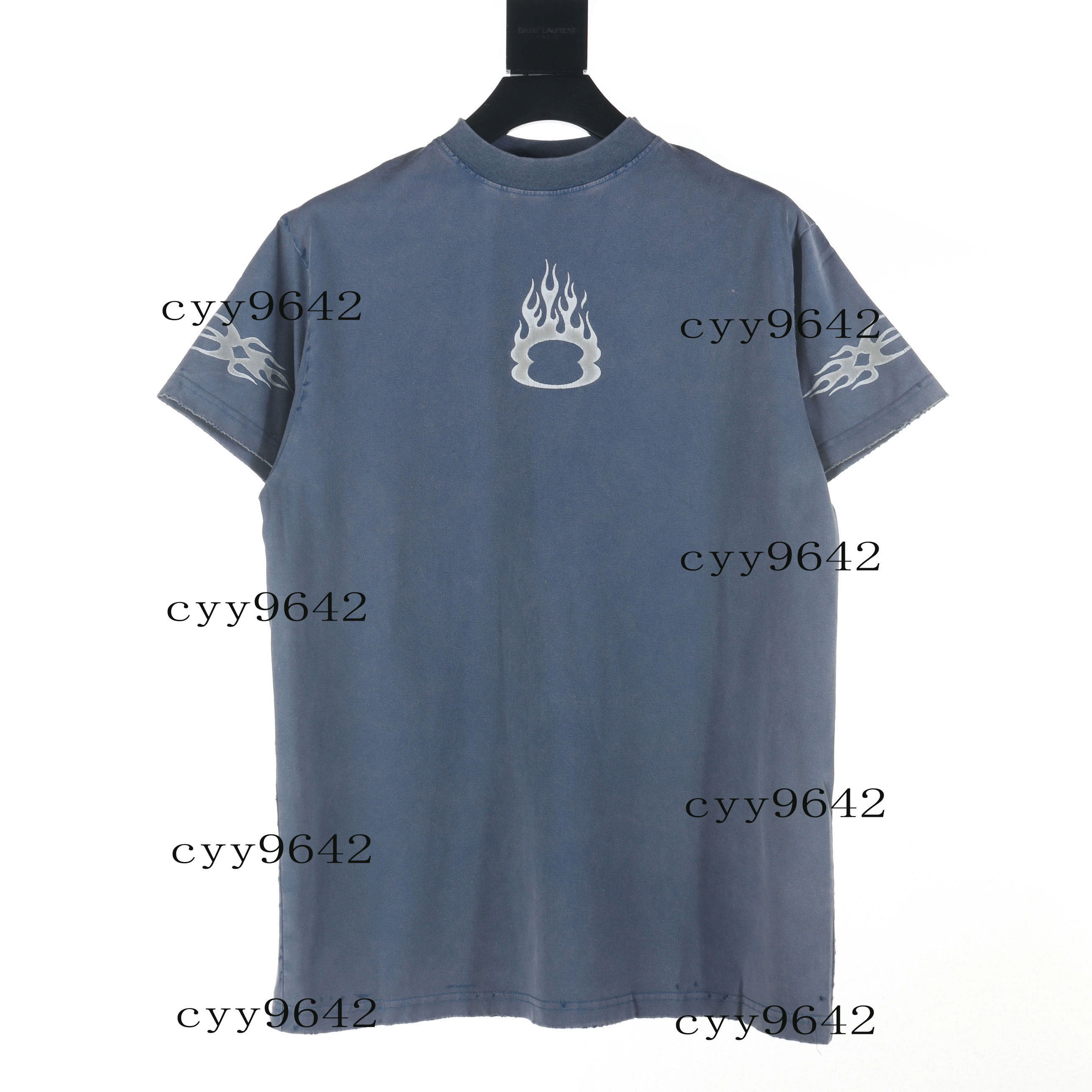 Men's Plus Tees & Polos Round neck embroidered and printed polar style summer wear with street pure cotton ef2n