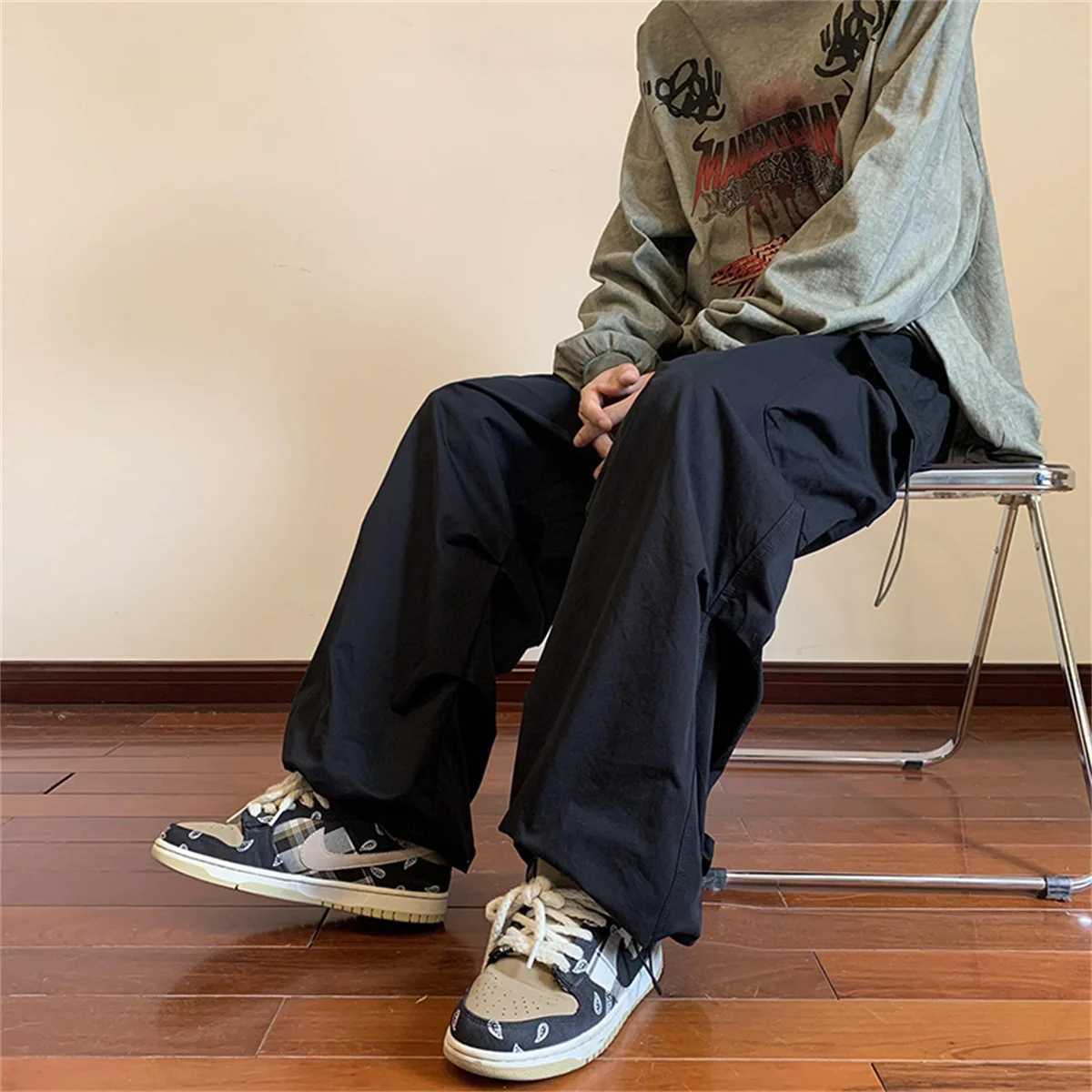 Cool Cargo Pants Women Casual Joggers Boyfriends Loose Female Hip Hop Trousers Korean Punk Pants Funny Capri Strtwear Femme Y250115