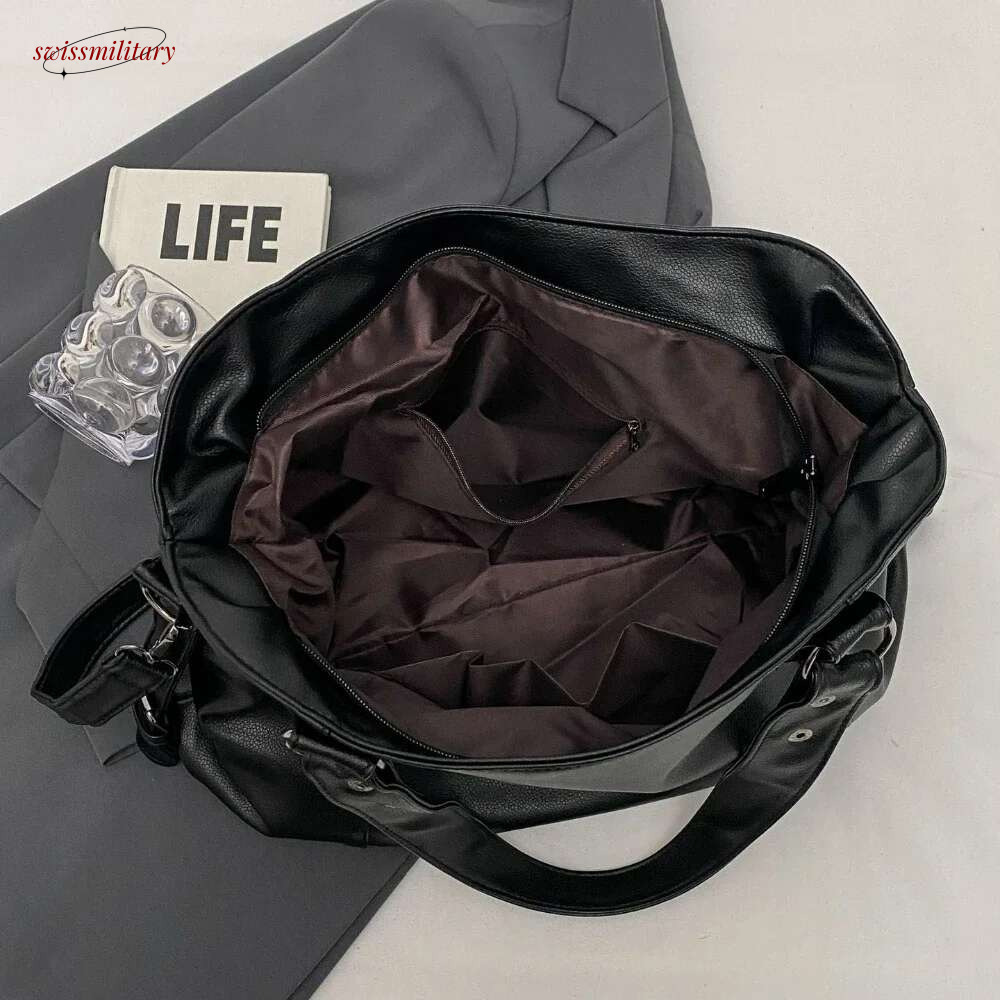 Female Hobo Handbag Large Capacity Shoulder Big Stylsih Tote Bag Ladies Soft Leather Hobos Messenger Bags Women swissmilitary