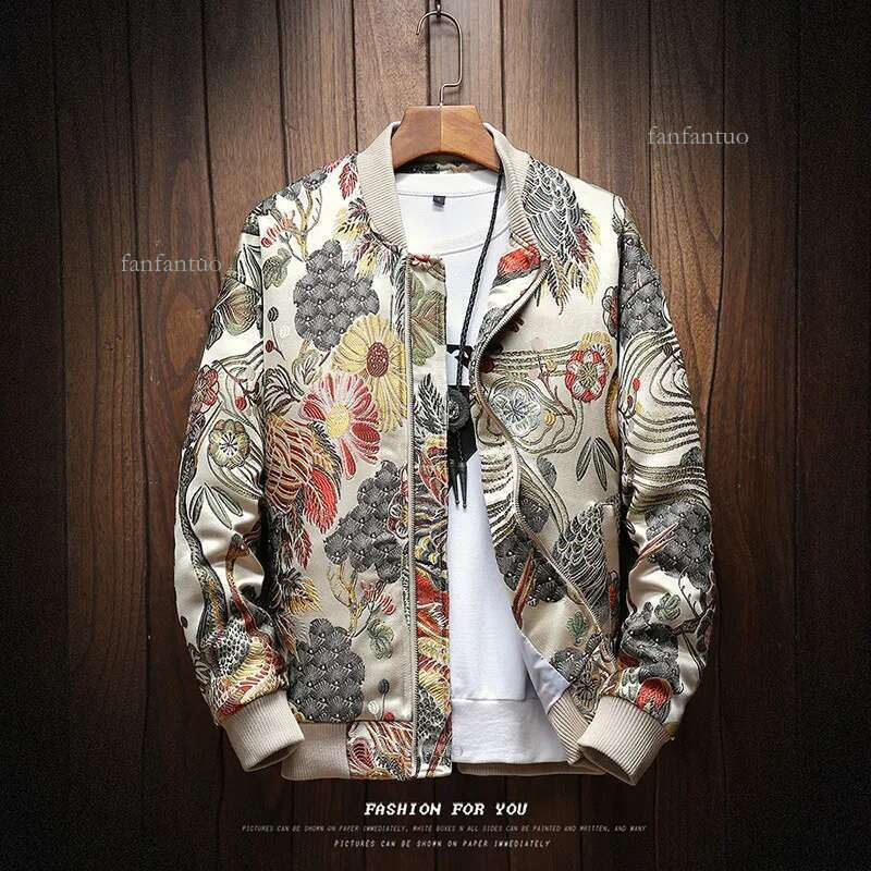 Autumn Japanese Embroidery Men Jacket Coat Man Hip Hop Streetwear Men Jacket Coat Bomber Jacket Men Clothes LY191206