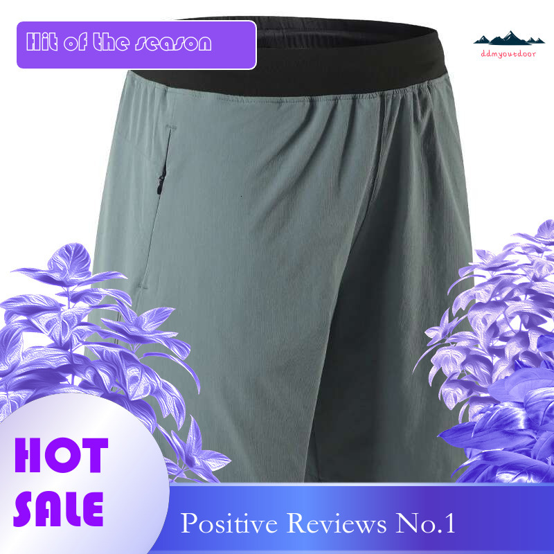 Ddmyoutdoor China Domestic New Men Fiess Bodybuilding Shorts Man Summer Workout Breathable Sweatpants Side Slit Quick Dry Run Jogger Beach Short Pants