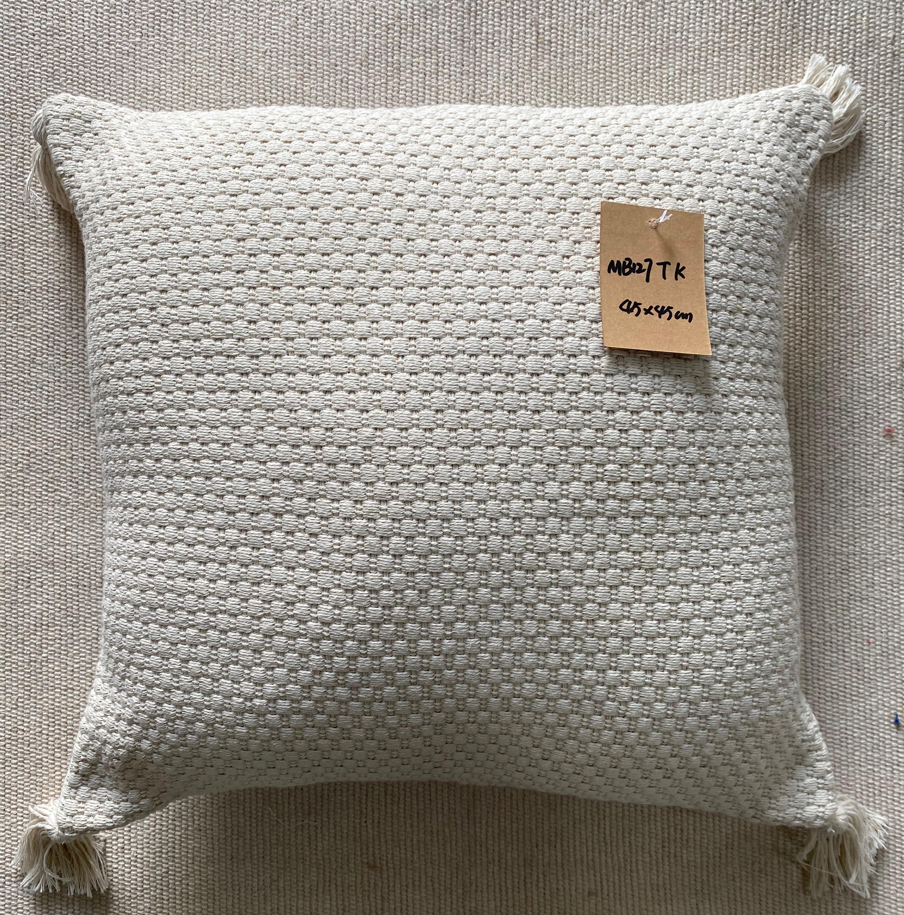 Living Room Essentials Luxury Handwoven Fabric Cushions with a Unique Textured Finish