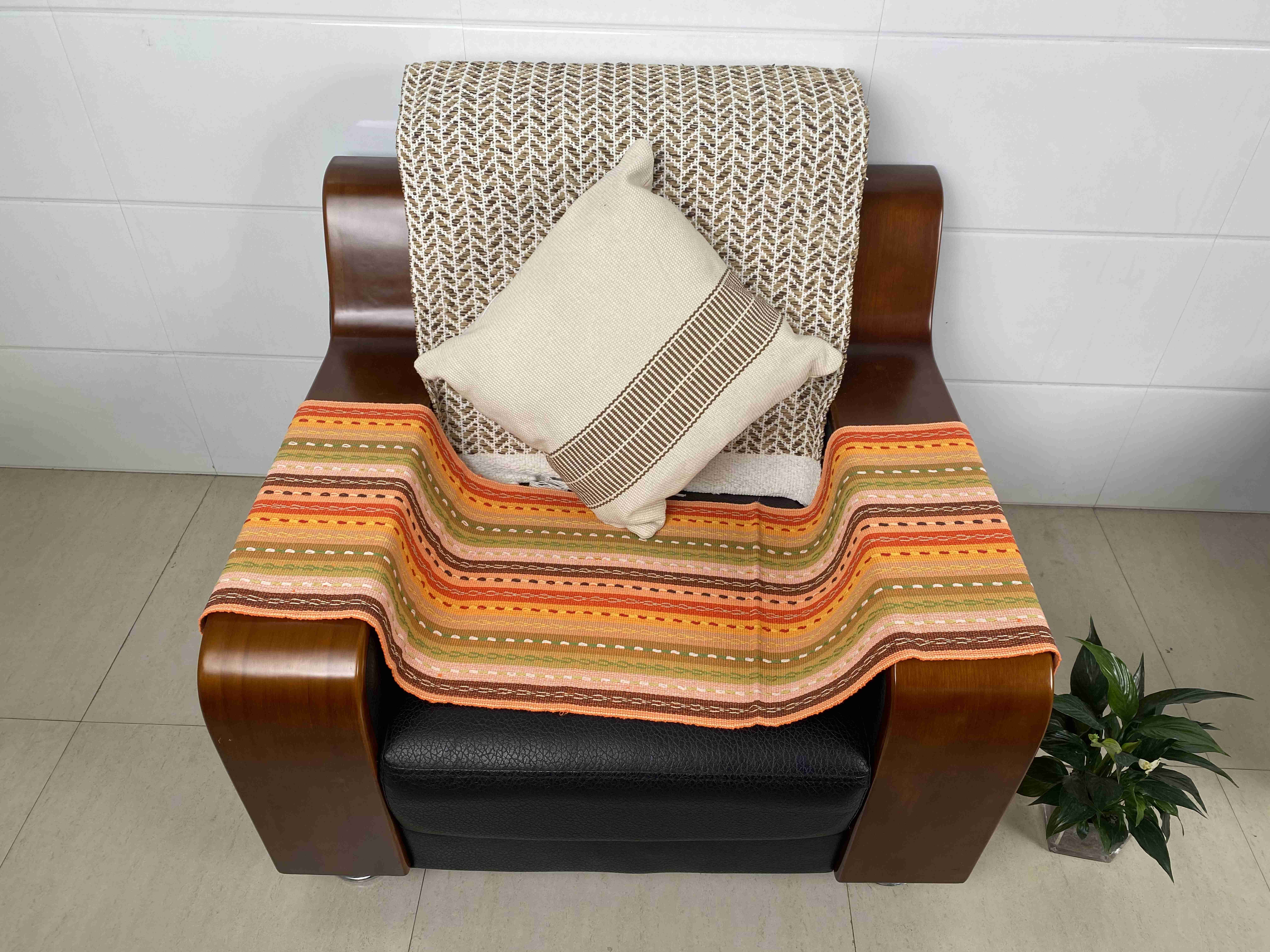 Luxurious Durable Fabric Cushion Covers with Unique Handwoven Design