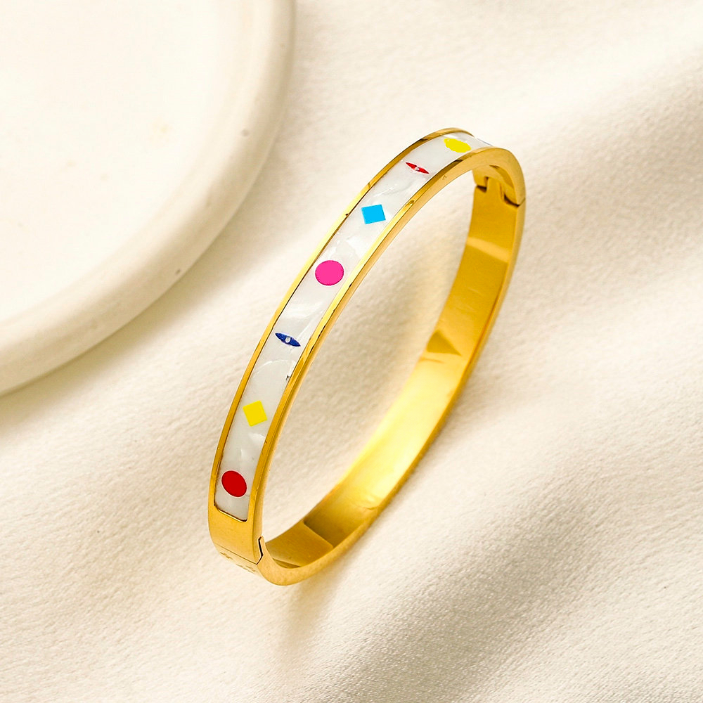 Luxury Gold Plated Bracelet Classic Brand Designer Jewelry Bangles Cuff Bracelets Women's Daily Wear