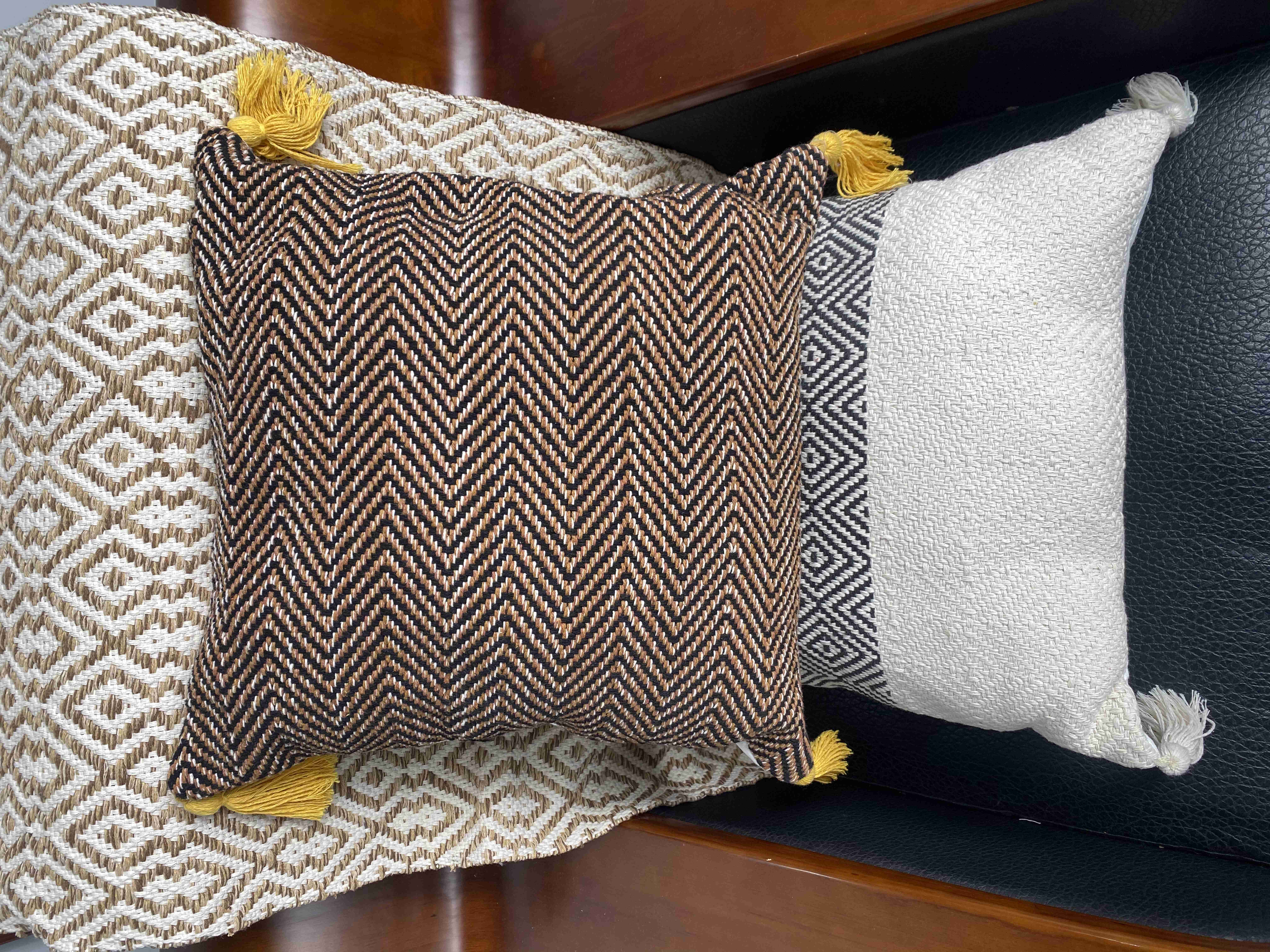 Versatile Fabric Cushions for Chic Living Rooms Durable with Natural Texture