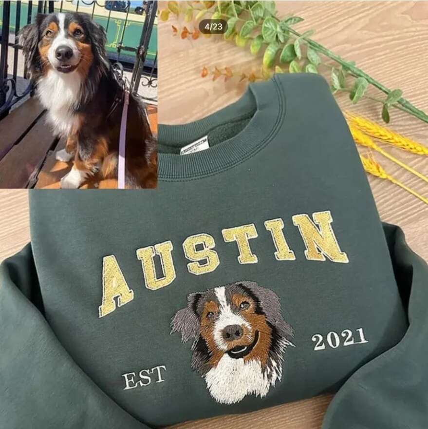 Federico only, customized embroidery sweatshirt and hoodie