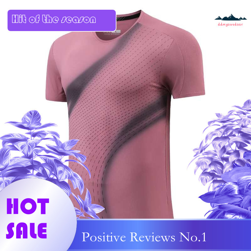 Ddmyoutdoor China Domestic Running Jogging Tee Fashion Outdoor O Neck Loose Training Gym Short Print Mesh Breathable Quick Dry Summer Shirts