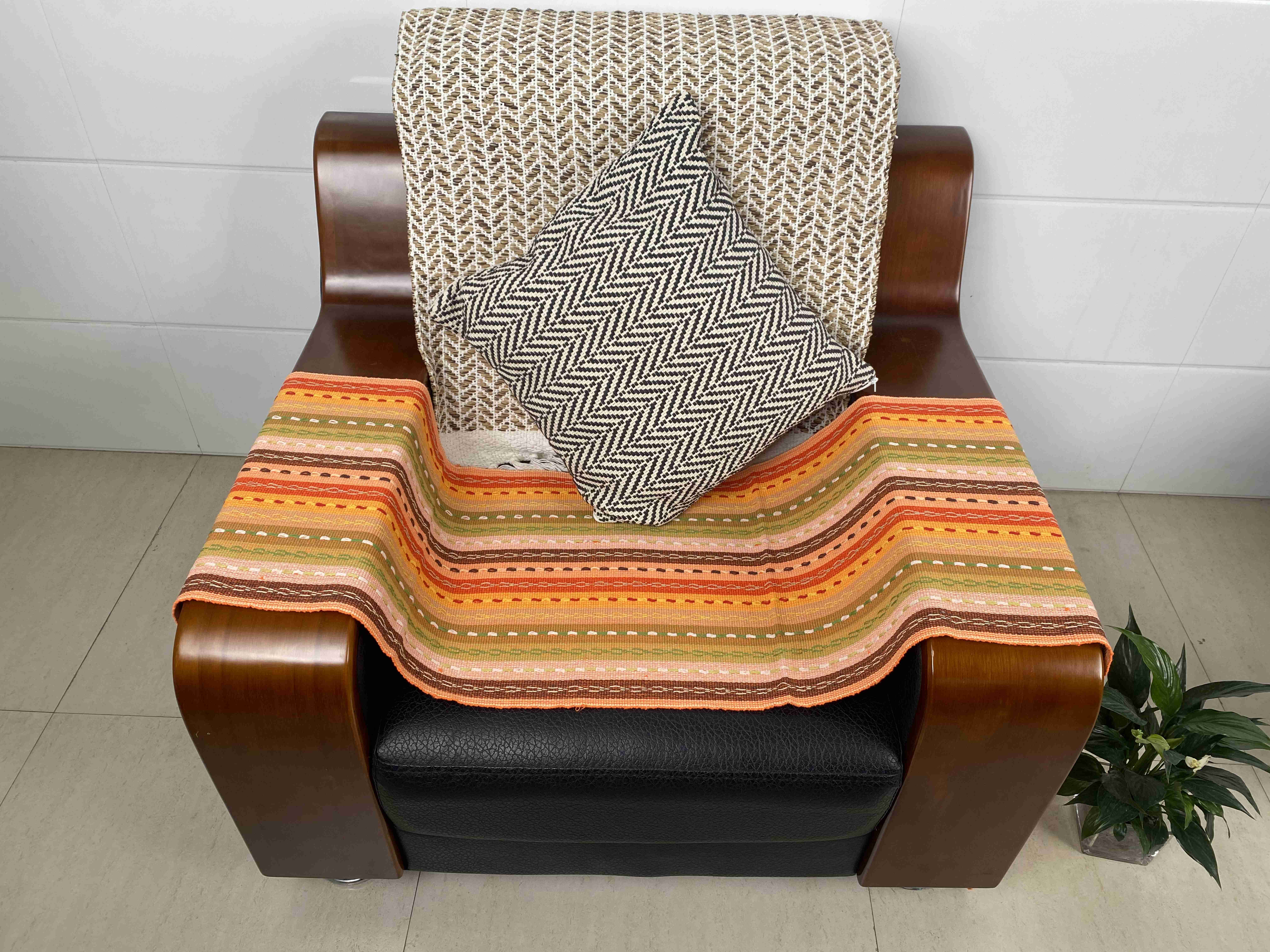 Natural Textured Living Room Accent Cushions - Stylish and Long-Lasting Design