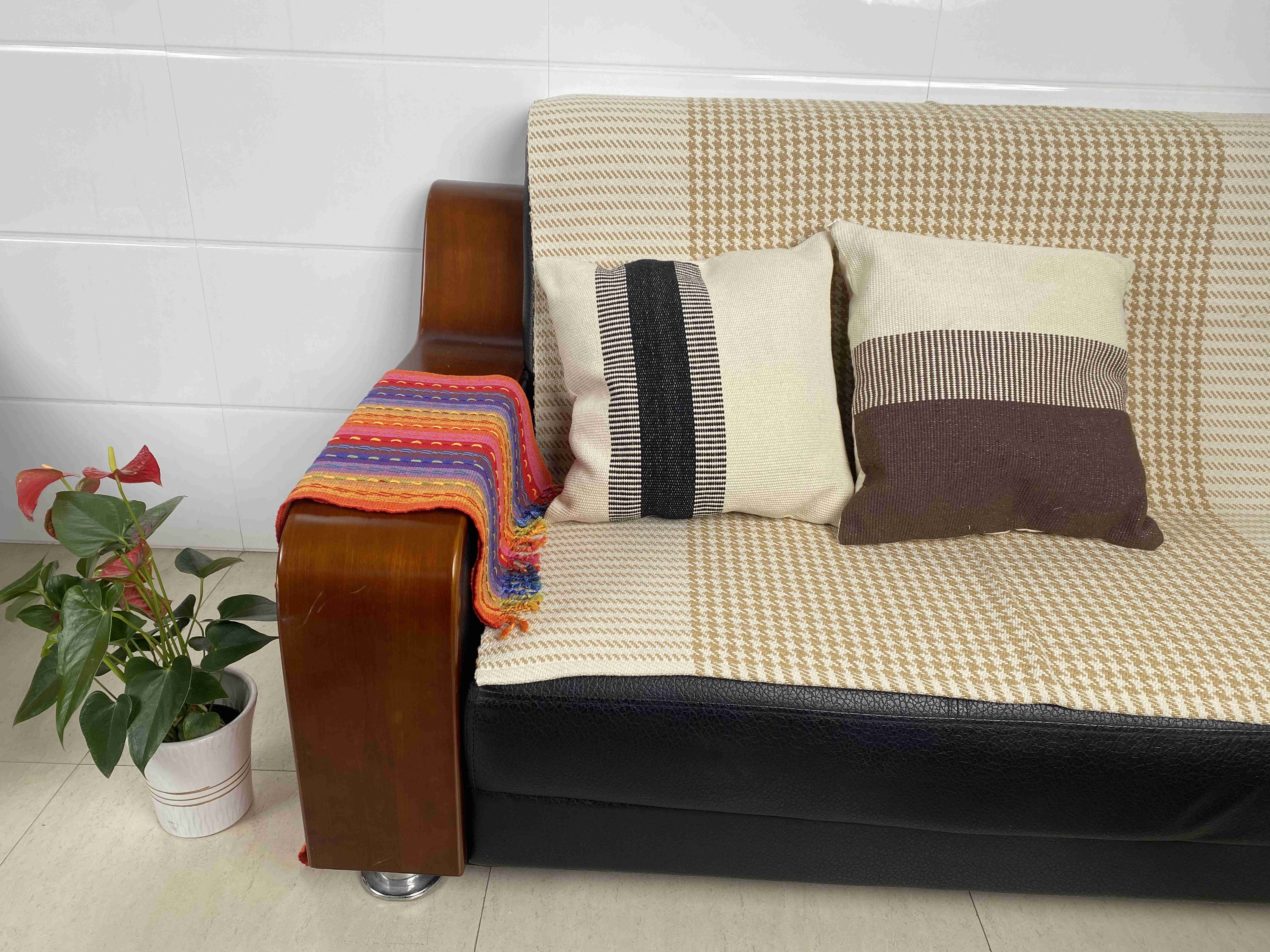 Durable Natural-Textured Fabric Cushion Covers for Stylish Home Decor