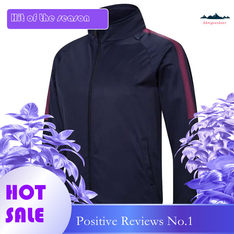 Ddmytiger Ddmytiger China Domestic Men Traning Jacket Veet Football Jogging Sports Running Stripe Thick Cardigan Gym Breathable Outdoor Climbing Cycg 