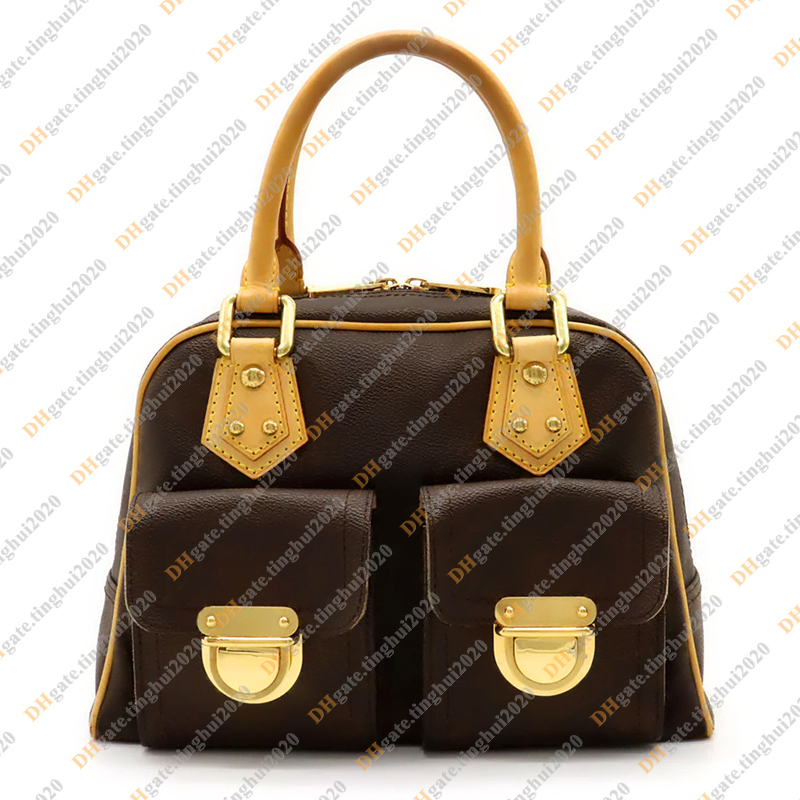 Ladies Fashion Casual Designe Luxury Vintage Bag Totes Handbag Shoulder Bag Crossbody Top Handbag Bag TOP Mirror Quality M40026 Purse Pouchs