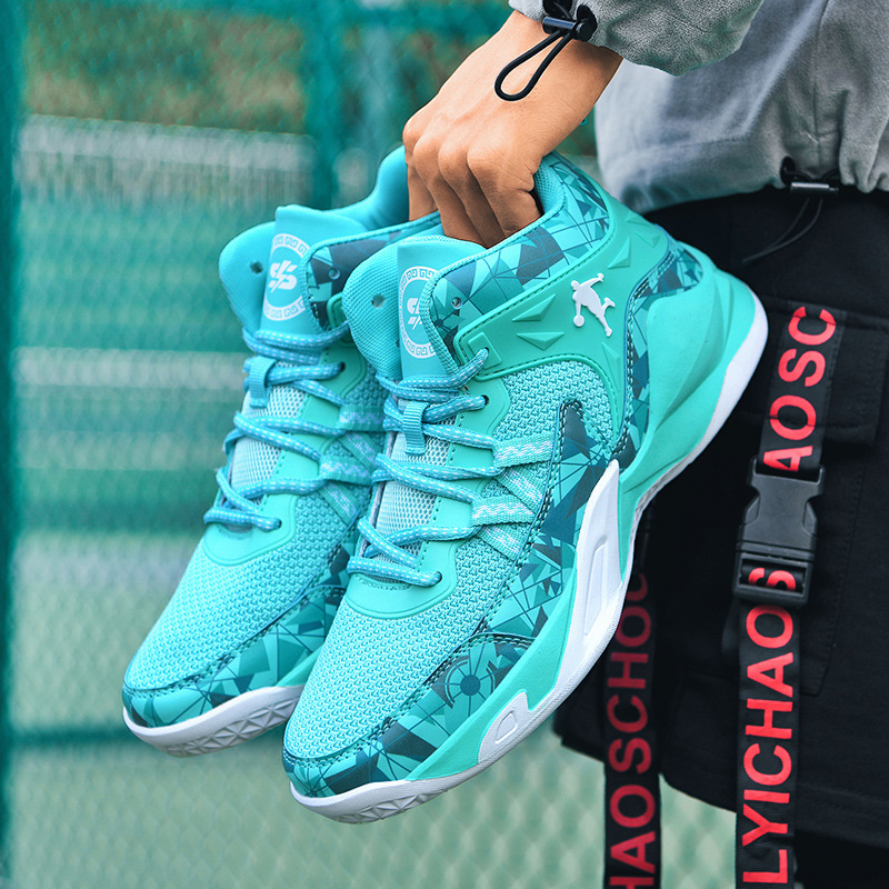 Hot Yuanyang basketball shoes 2025 fashion new high-top sports shoes mesh breathable training shoes for men and women