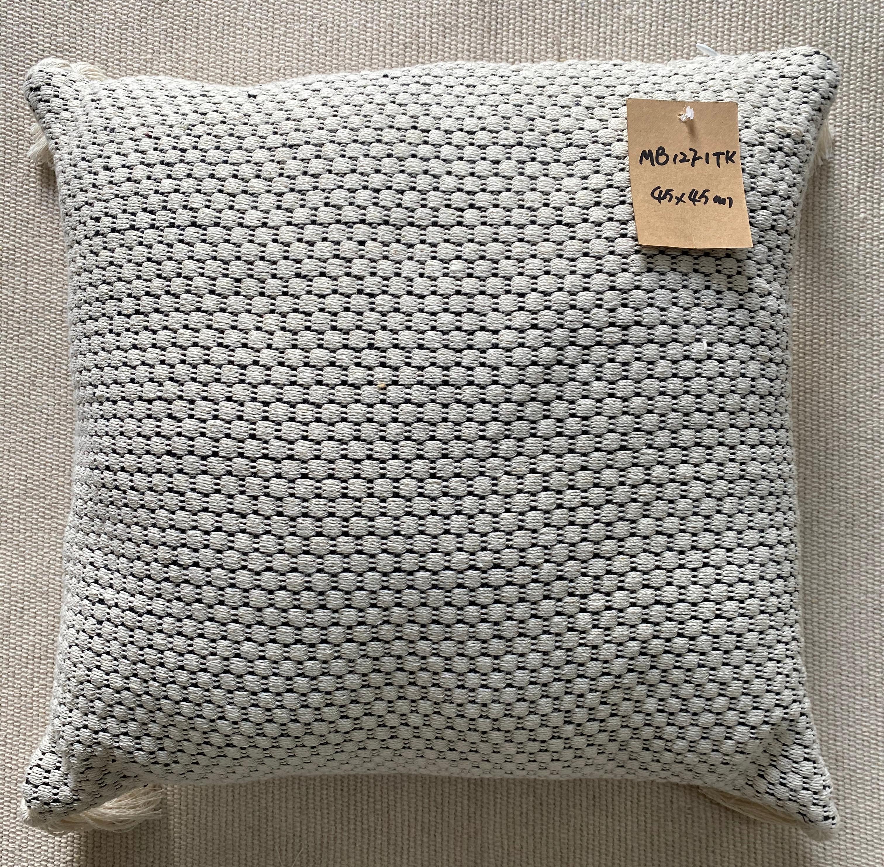 Stylish Natural Textured Fabric Cushions Perfect Addition to Any Living Space