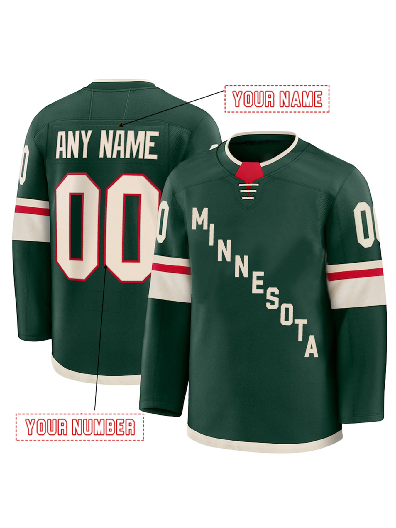 Bedard Custom Mens/Youth Ice Hockey Jeresys Kaprizov Fleury Faber Boldy Eriksson Ek 2025 Winter Classic Red Jersey