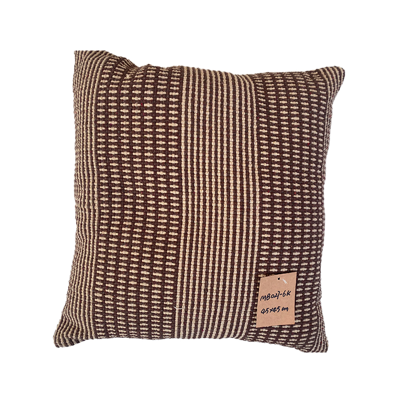 Breathable Hand-Woven Fabric Cushion Covers - Durable & Colorful Designs for Sofas