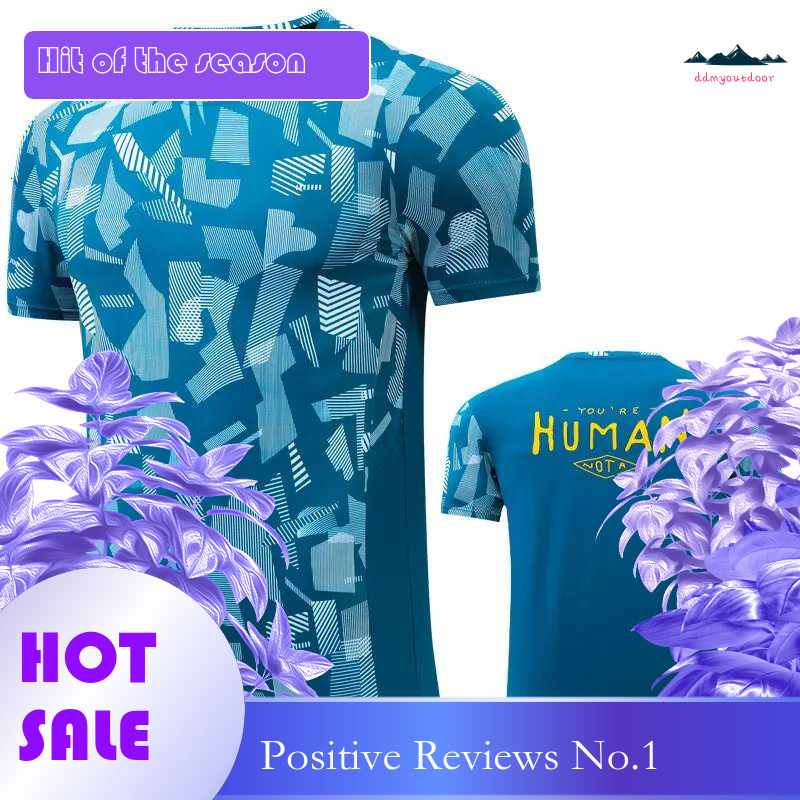 Ddmyoutdoor China Domestic Fashion Sport Shirts Men D Gym Training Running Breathable Jogging Short Sleeves Print Letter Quick Dry Tee