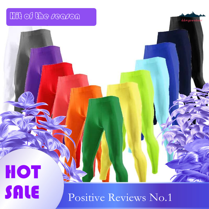 Ddmytiger China Domestic Winter Spring Men Women Running Tights GYM Pants Male Basketball Football Soccer Fiess Exercise Hiking Sport Long Leggings E 