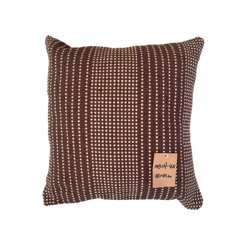 Hand-Woven Colorful Sofa Pillow Case with High Durability & Good Airflow