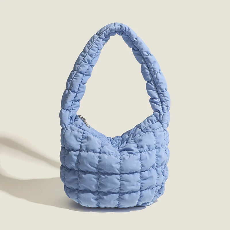 JIOMAY-Fashion Quilted Padded Crossbody Bag Pleated Bubbles Cloud Shoulder Bags High-Capacity Tote Bucket er Bag Handbags 250110