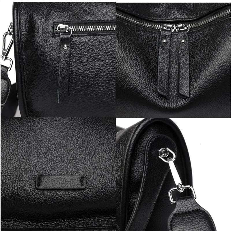 Soft Genuine Leather Crossbody Women 2023 New Handbag Female Casual Cowhide Shoulder Bag Designer Tote Bolsa Feminina