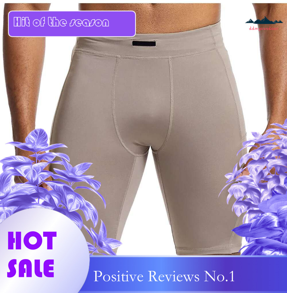 Ddmytiger China Domestic Men Running Pocket Tights Shorts GYM Exercise Fiess Legging Workout Basketball Hiking Trainning Sport Soccer Clothing H Ddmyt