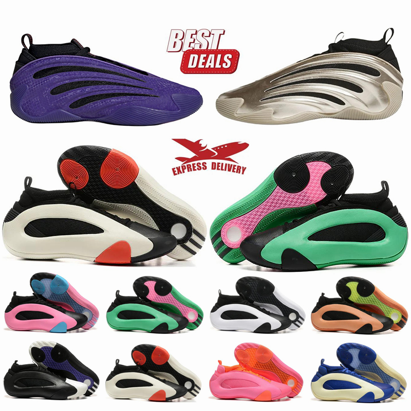 2025 Designer New Harden Vol 8 9 Lucid Fuchsia Blue Fusion Men Basketball Shoes For Sale Better Scarlet Core Boat Dragon Sports Sneakers Shoes