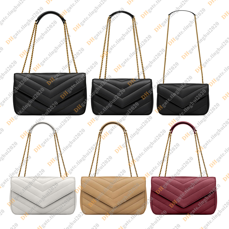 Ladies Fashion Casual Designe Luxury Loulou Lambskin Bag Shoulder Bag Crossbody Totes Handbag Top Handbag Bag TOP Mirror Quality 821749 801437 801439 Purse Pouchs