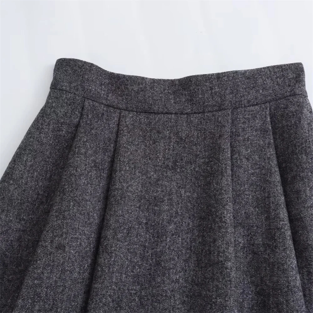 UNIZERA Autumn/Winter Product Womens Fashion Style Single breasted Suit Coat High Waist Skirt Set 250109