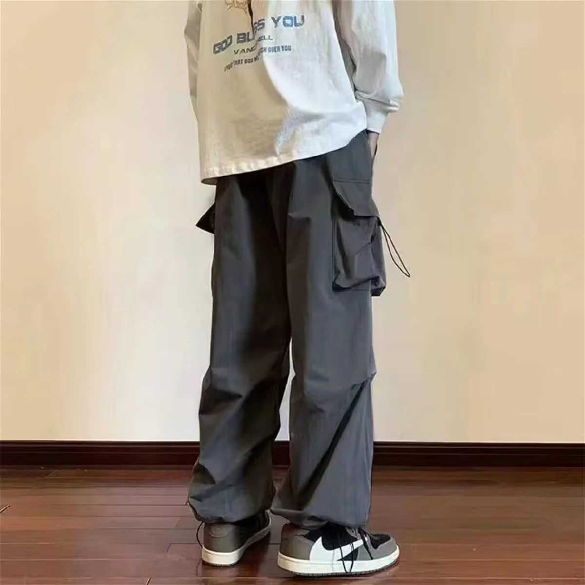 Cool Cargo Pants Women Casual Joggers Boyfriends Loose Female Hip Hop Trousers Korean Punk Pants Funny Capri Strtwear Femme Y250115