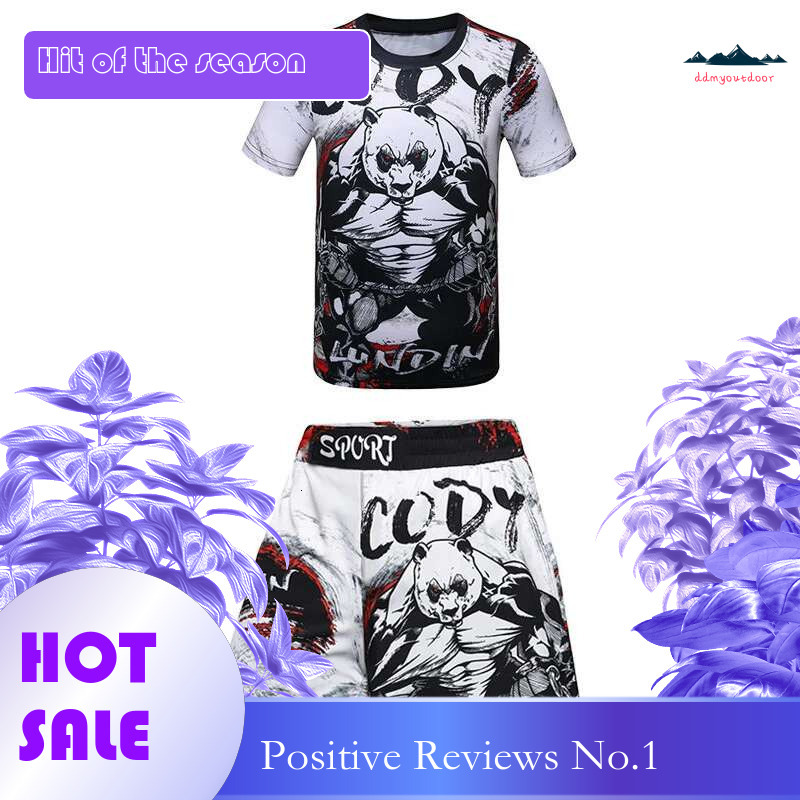 Ddmytiger China Domestic Kid S Gym MMA Bo Jerseys Baby Boys Sport T Shirts Shorts Set Suit Rashguard Kickbo Trousers Children BJJ Sportsuit Ddmytiger