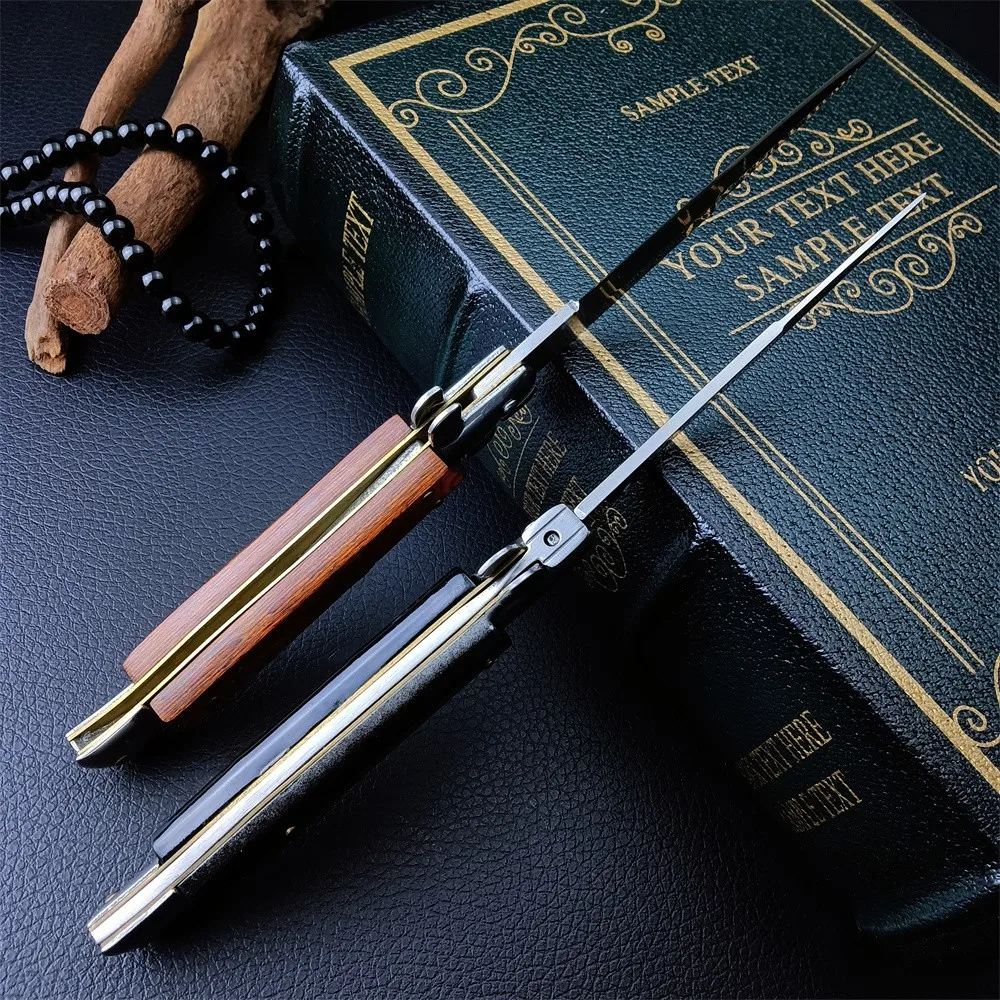 JC JC Italian Style Tactical Utility Assisted Folding Blade Outdoor Survival Pocket Knives Self Defense Hunting Camping EDC Tools Christmas Gift 980 3