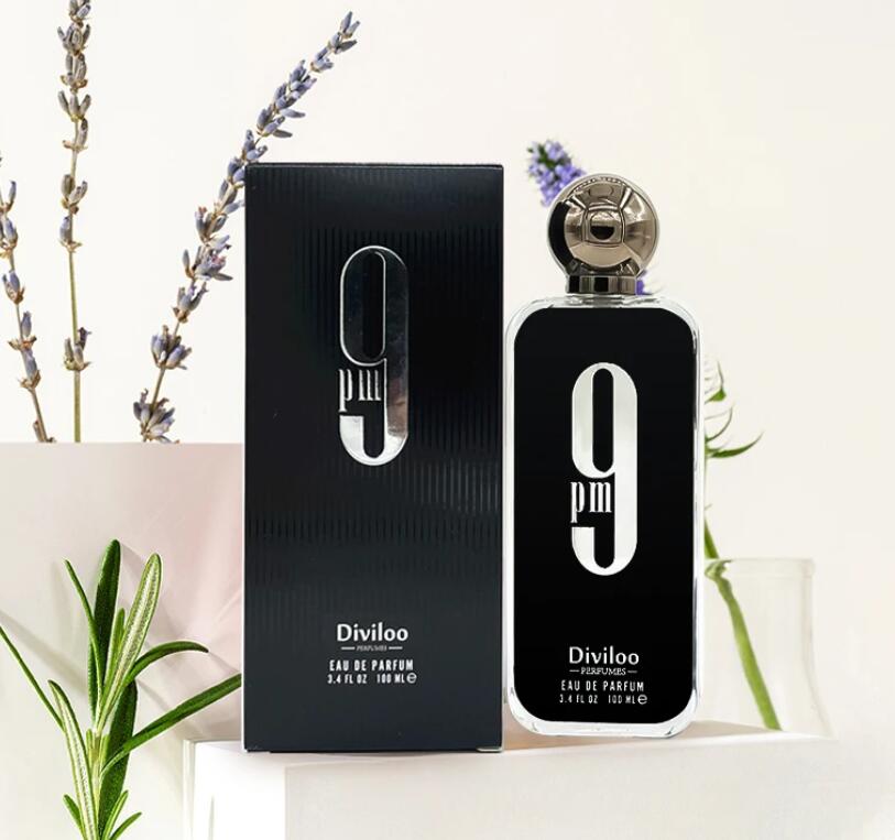 Diviloo 9pm 9Pm Perfume 100ml Women Man Perfume Body Splash Lasting Fragrance Eau De Parfum Floral Scent Pheromone Perfumes