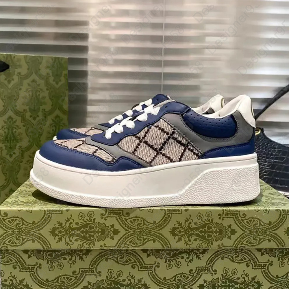 Designer Sneakers Luxury Platform Retro Shoes Out-of-office Casual Chunky Shoe Mens Womens Rubber Trainers Sneaker with box