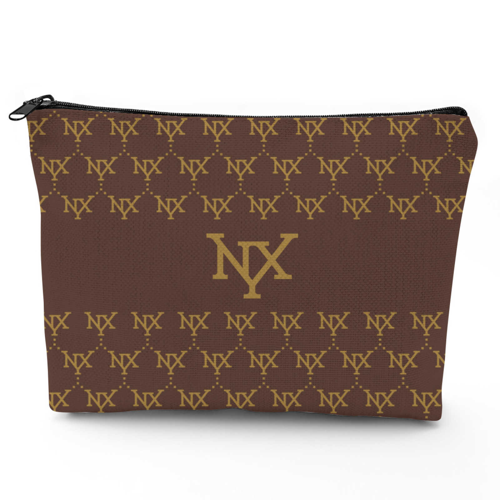 NXY Women's Canvas Makeup Bag Portable Cosmetic Bag New Luxury Tea Flower Lipstick Cosmetic Organizer Travel Storage Bag Messengers Purses 250116