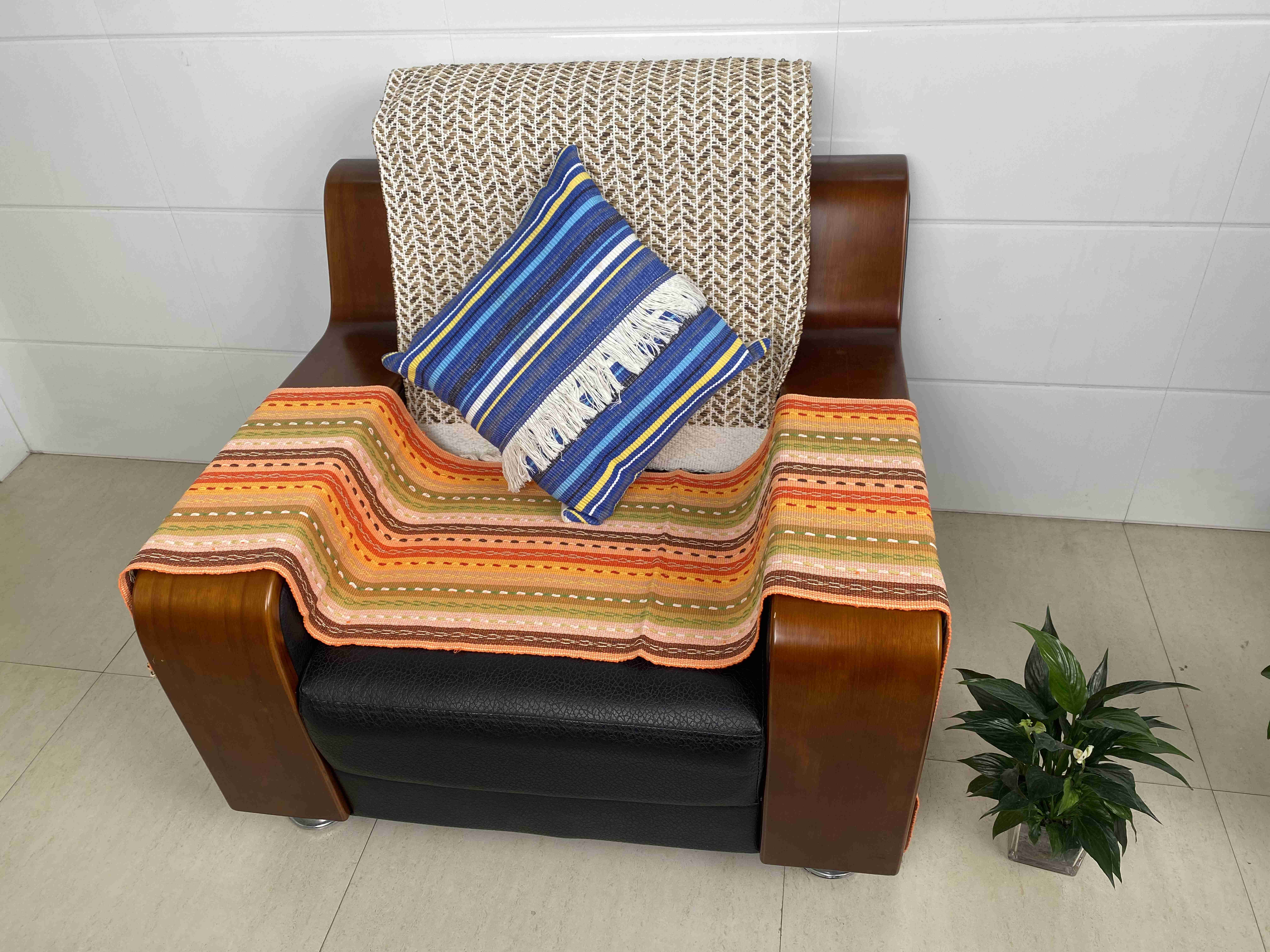 Living Room Essentials Stylish Versatile Fabric Cushions with Natural Textures