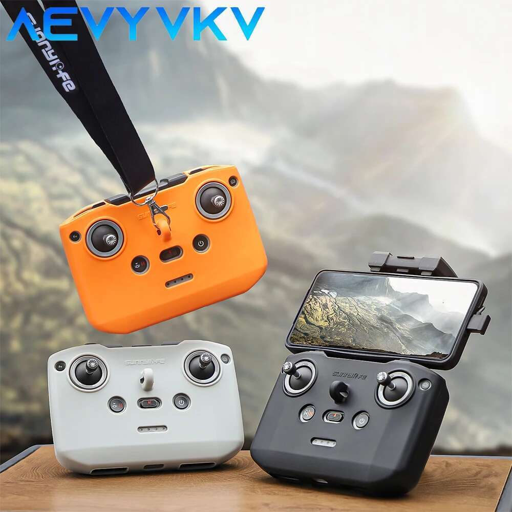 NEO / Mini 4 3 Pro / Air3s Silicone Case de protection Antiscratch Cover Dustroprofing Doveve pour DJI RC N3 / N2 / N1 CONTRÔLE ACCESSORE