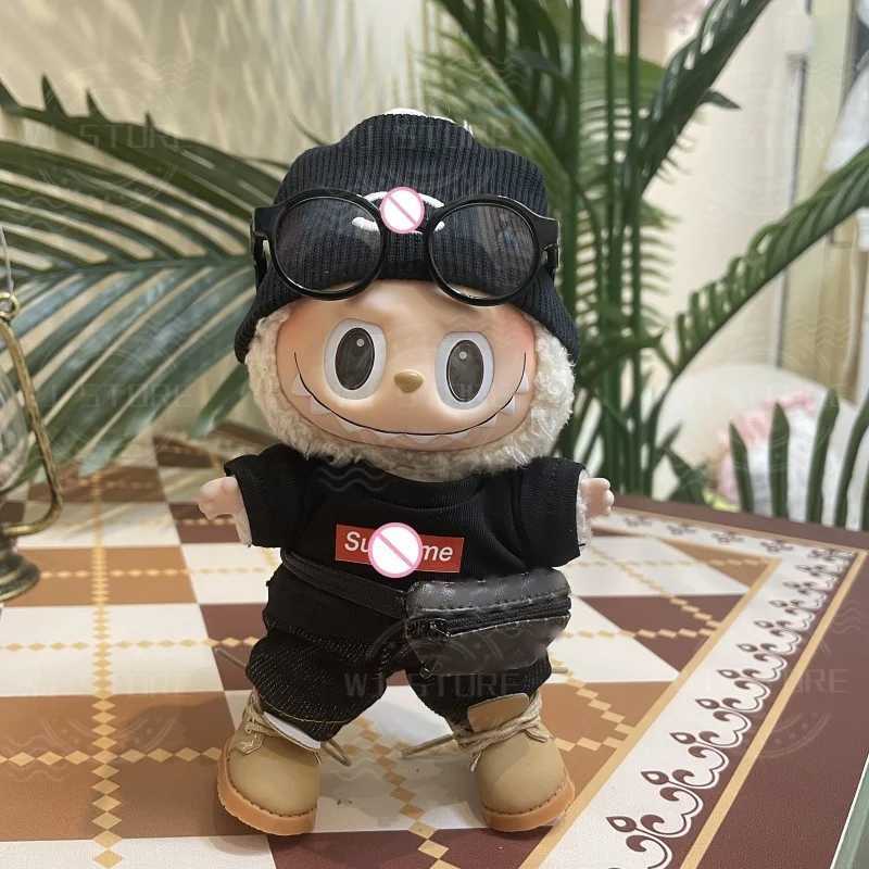 Doll Apparel New Arrival Monster Labubu Series Light Clothes Suit Bag Pants Shoes Camera Hat 1/2 Nd Cute Toys Birthday Gifts H250116 ZSXQ