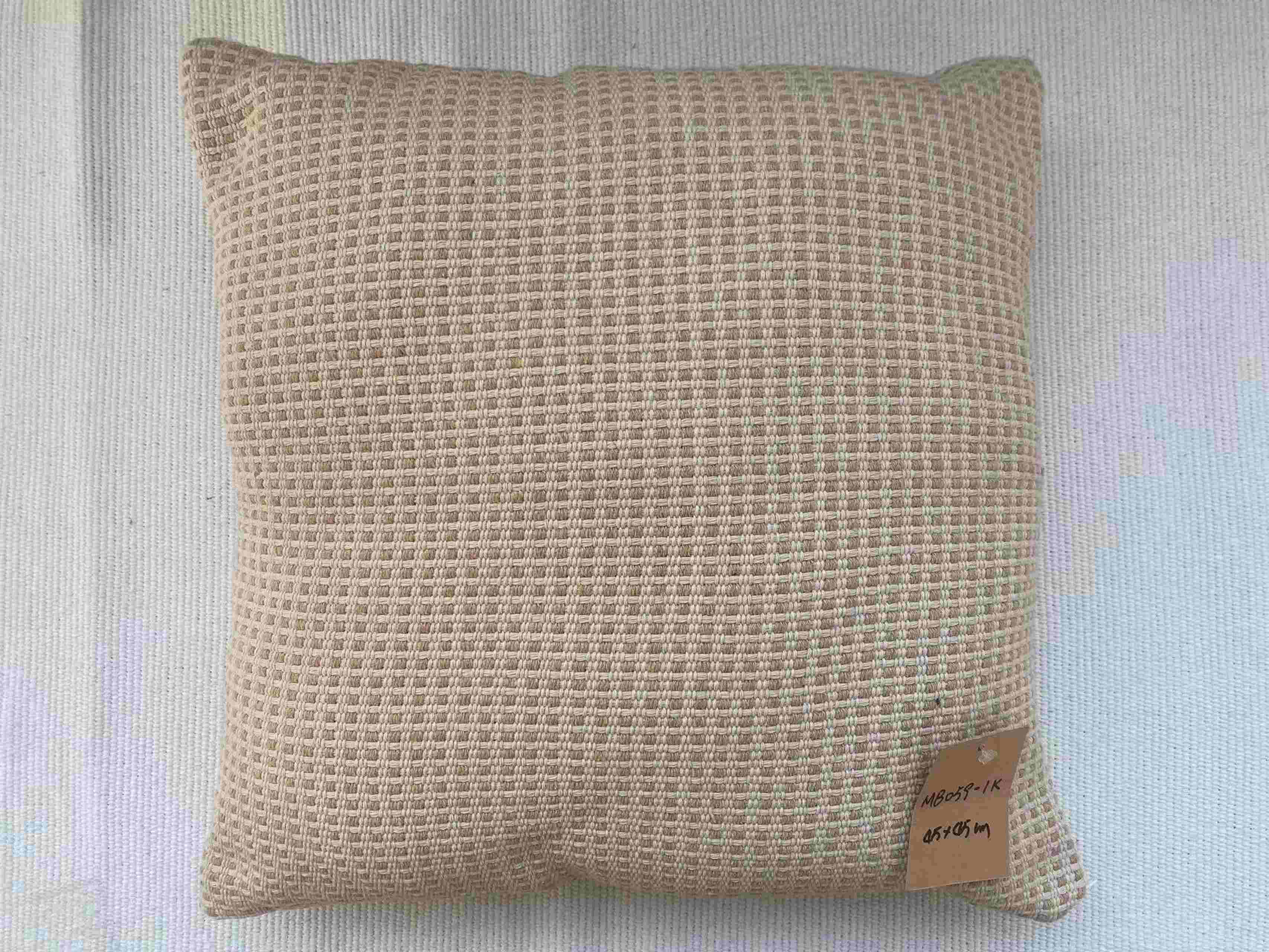 Breathable Handwoven Elegance Fabric Cushion Set for Modern Living Room Decor