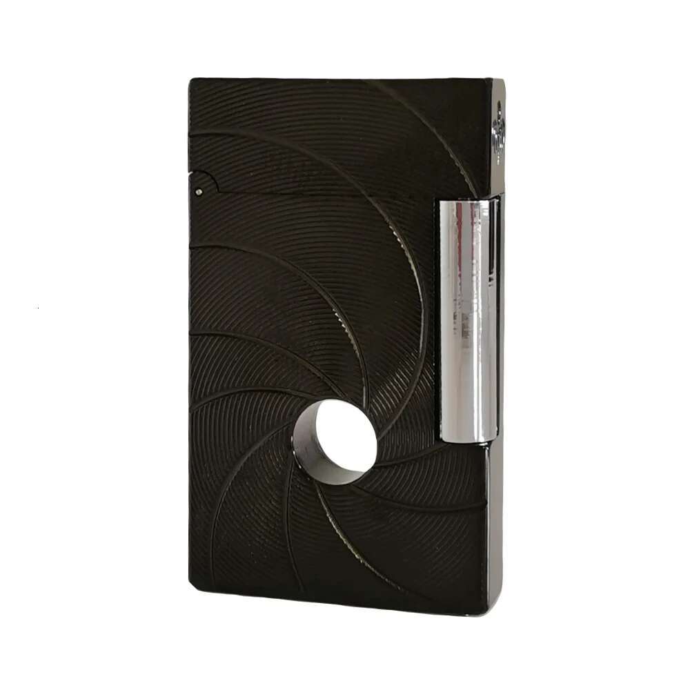 Dupont Gas Lighter Metal Engraving Soft Flame Cigarette Smoking Accessory Man Father Cool Gift Cigar Tools