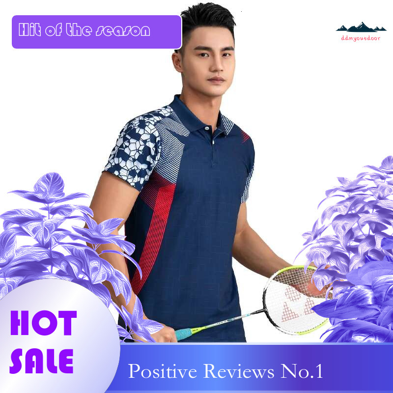 Ddmyoutdoor China Domestic Badminton Sport Tennis Shirts Men Table Uniforms Volleyball Ping Pong Clothes Training Team Game Jerseys Running Fiess Tee