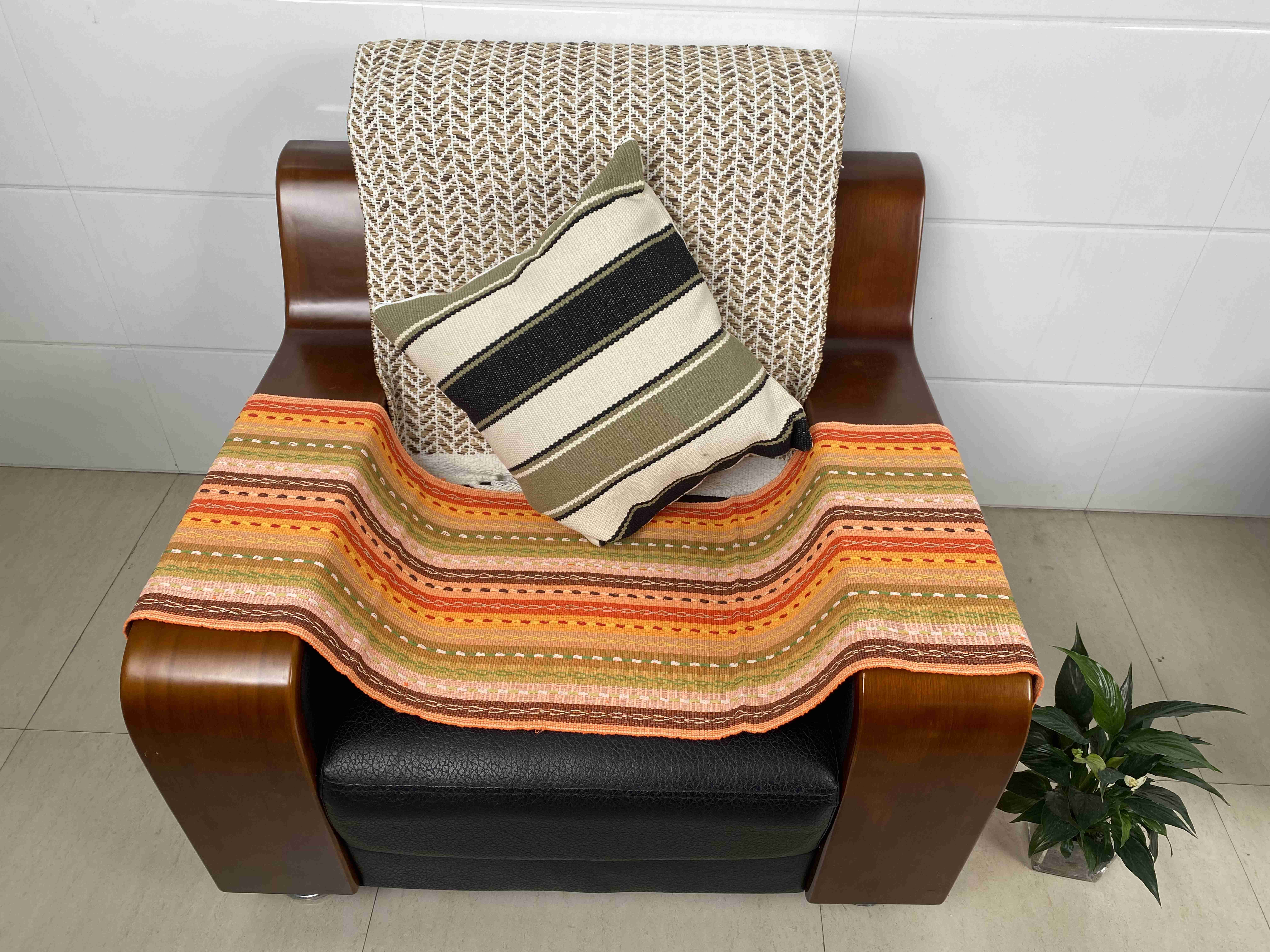 Natural Textured Versatile Fabric Cushions - Perfect Addition to Any Living Room